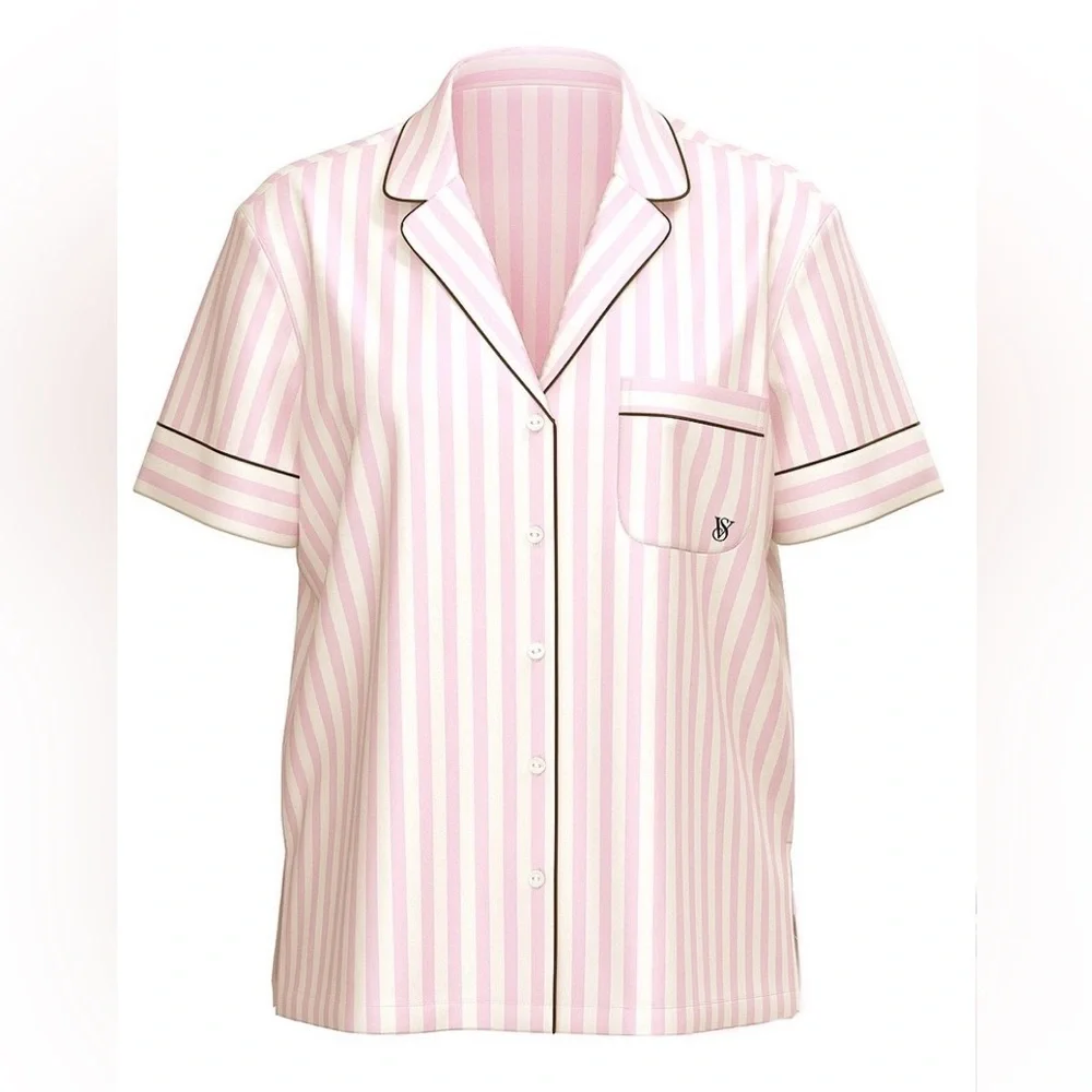 Victoria’s Secret Glazed Satin Pajama Top